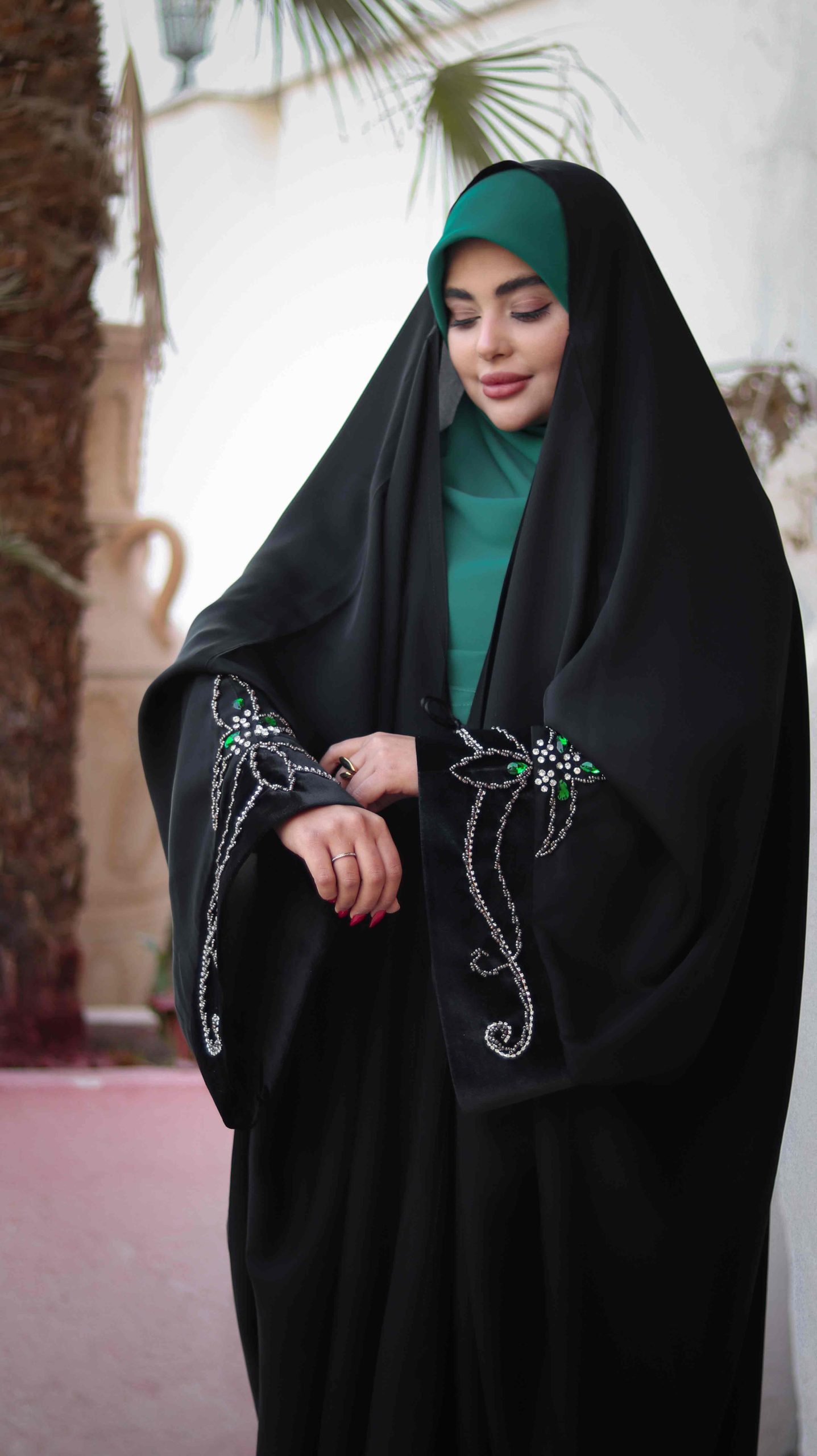 چادر یاسمین سوسن سرمه دوزی