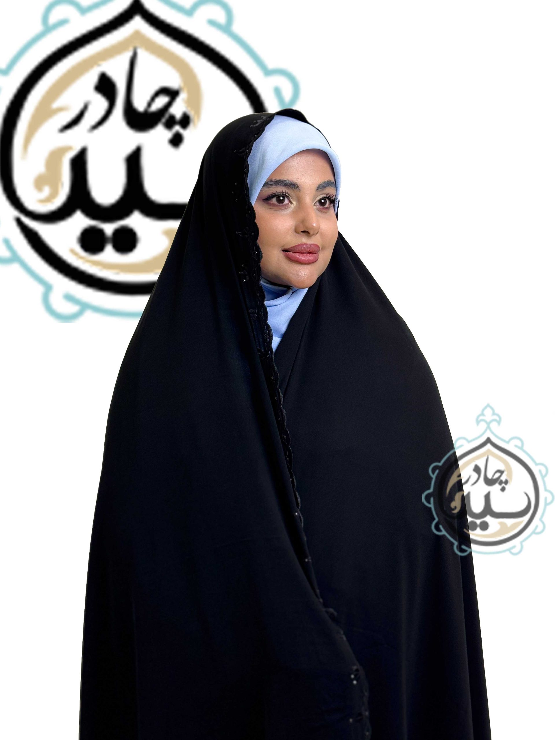 چادر مشکس سنتی گلدوزی بهار ساده ایرانی در فروشگاه چادر و حجاب و ملزومات حجاب چادر سید
