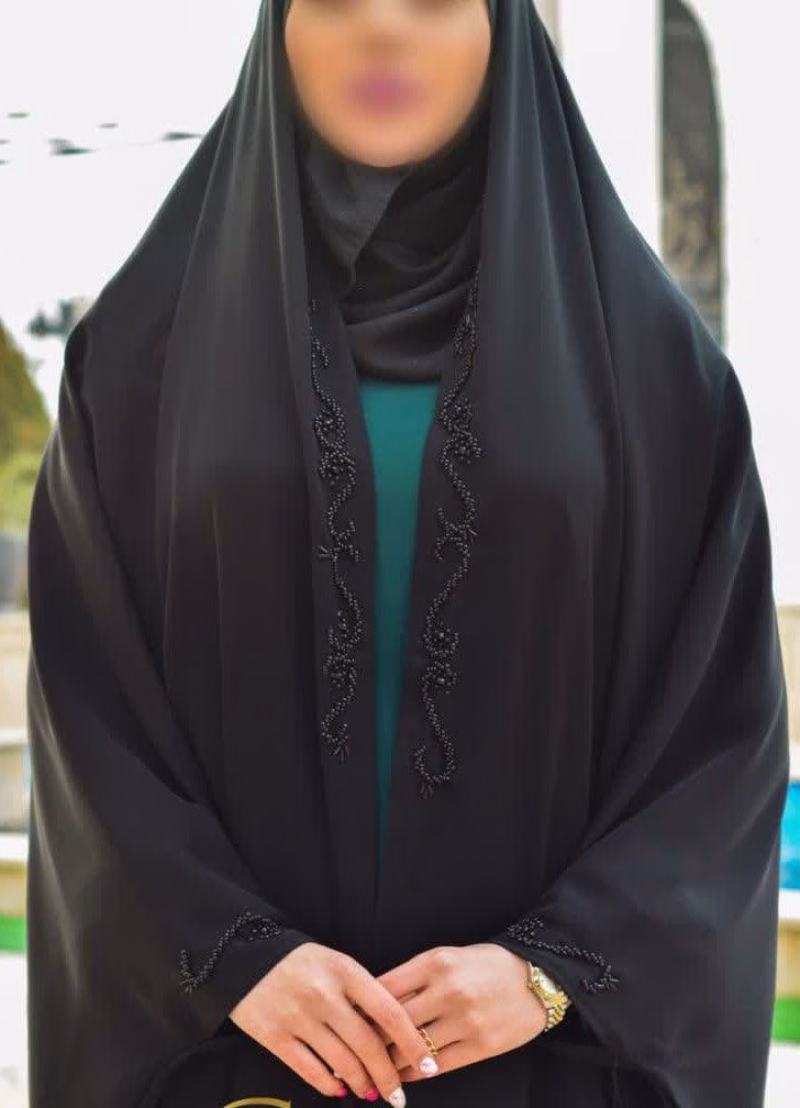 چادر مجلسی سرمه دوزی خبرنگاری سولماز - Image 3