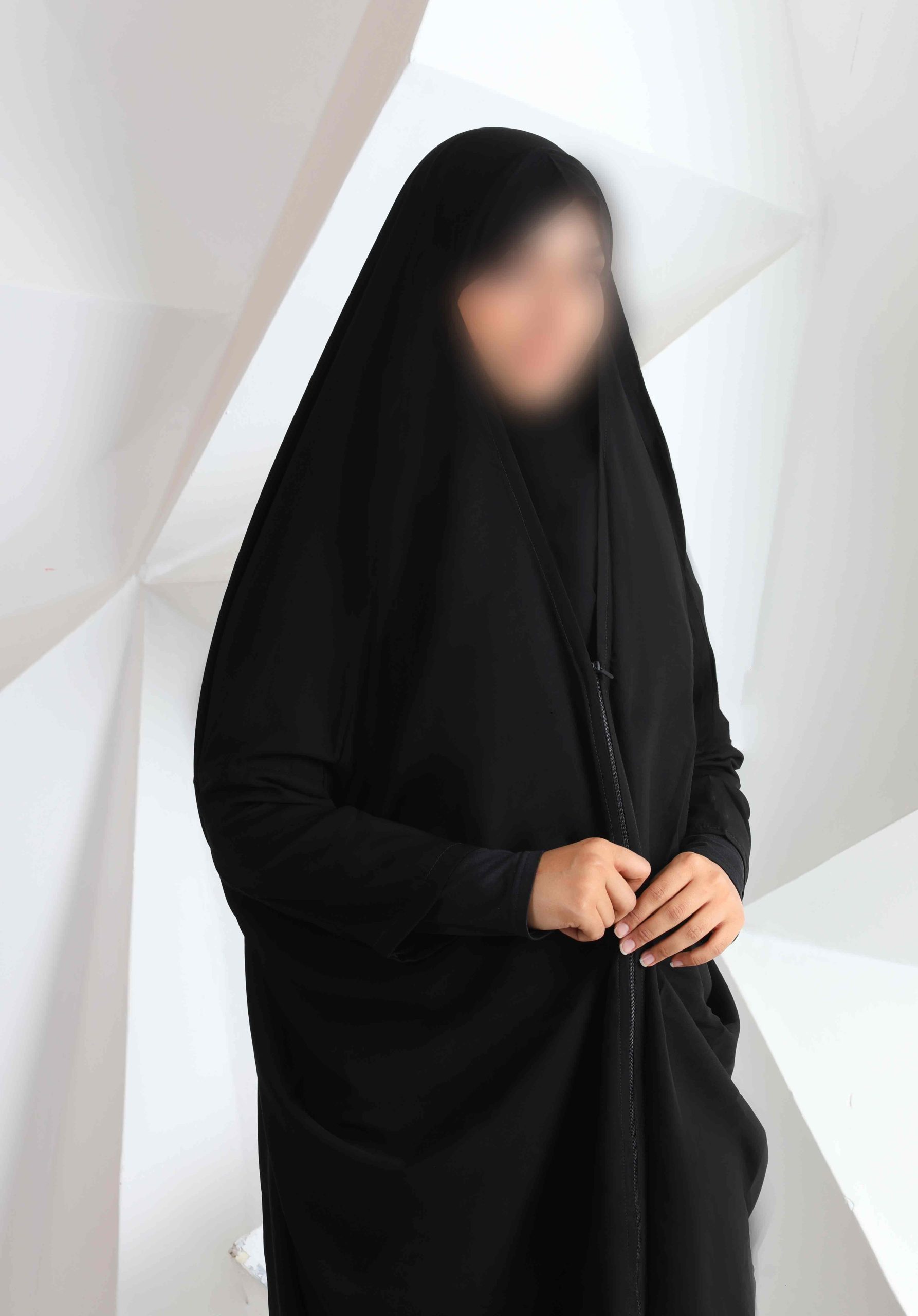 چادر مشکی لبنانی ساده : حجاب کامل، راحتی بینظیر و شیکپوشی - Image 2