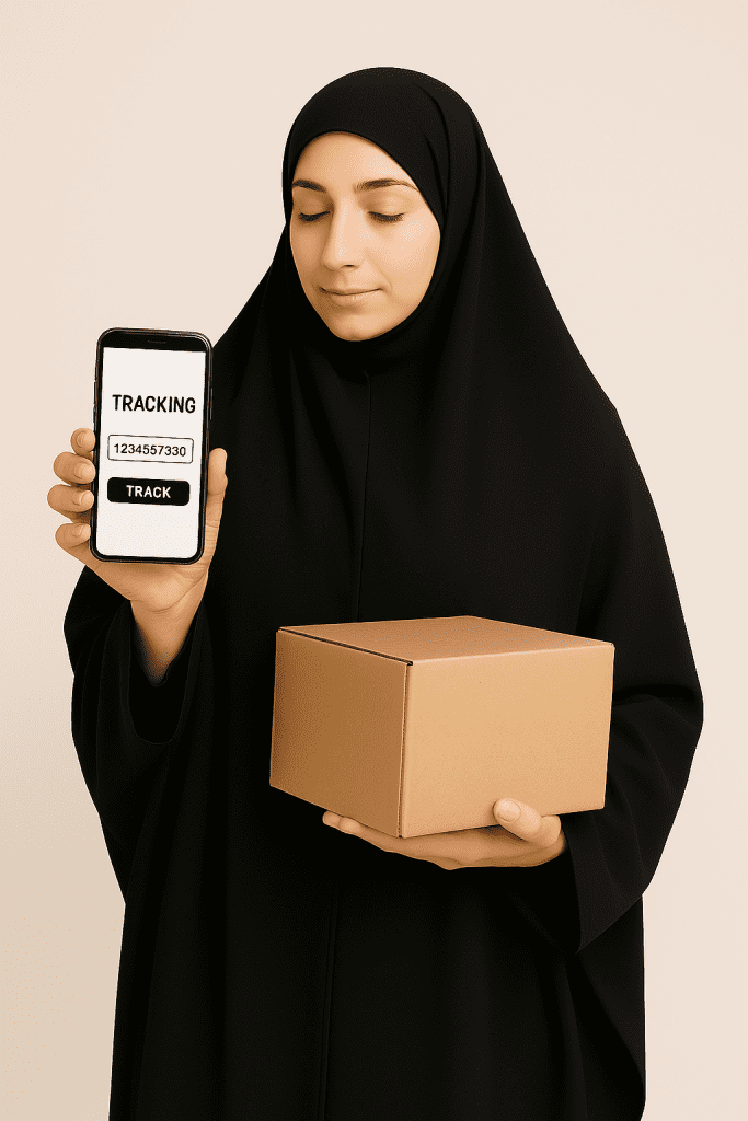 کد رهگیری پستی سفارش چادر مشکی را از کجا دریافت کنیم؟