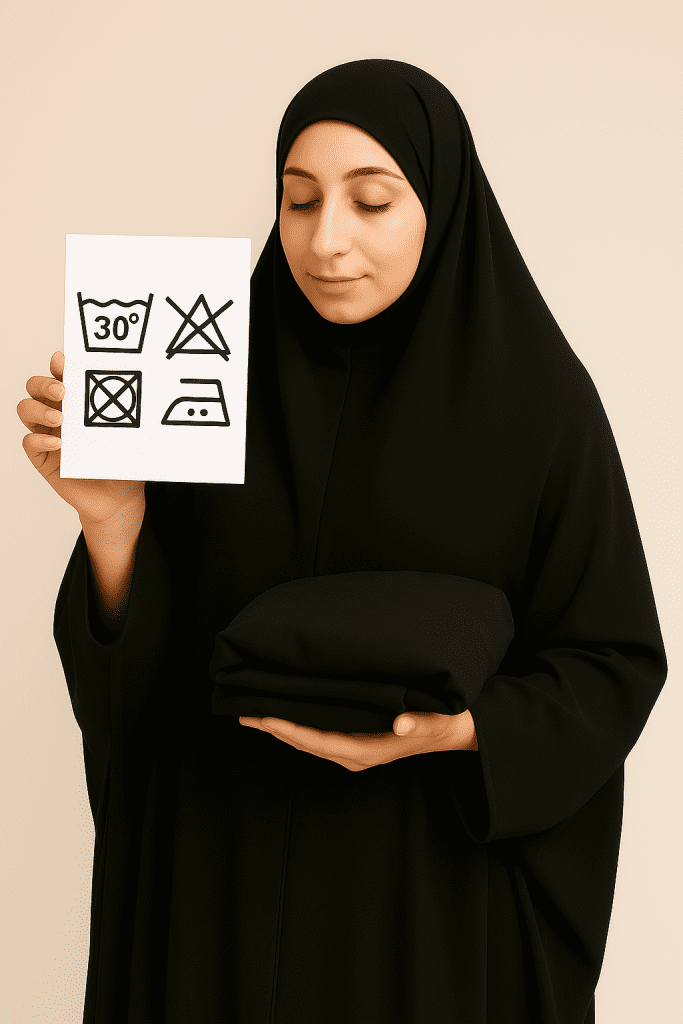 نحوه صحیح شستشوی چادر مشکی | مراقبت اصولی برای حفظ زیبایی و دوام